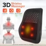 Thumbnail Cordless Neck and Back Massager with Heat — Massage Chairs, AERLANG