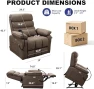 Thumbnail Dual Motor Recliner Chair with Heat & Massage — Massage Chairs, SUKACH