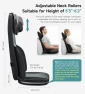 Thumbnail Shiatsu Neck and Back Massager for Chair with Heat, 2 Interchangeable Attachments Full Back Massage Pad Deep Tissue,... — Massage Chairs, RQH
