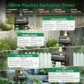 Thumbnail 2 Zone Smart Sprinkler Hose Timer with Flow Meter — Irrigation System, Restmo