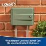 Thumbnail 9-Station Outdoor Swing Panel Sprinkler System Timer — Irrigation System, Orbit