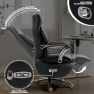 Thumbnail Big and Tall Office Chair 500lbs - Leather Power Recliner with Massage, Heating & Ventilation, Ergonomic High Back Desk... — Smart Chairs, Kinnls