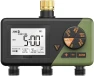 Thumbnail Brass Sprinkler Timer 2 Zone, IP66 Waterproof Programmable Water Hose Timer 2 Outlet with Large Display — Irrigation System, Diivoo