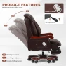 Thumbnail Genuine Leather Executive Office Chair — Massage Chairs, Kinnls
