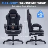 Thumbnail High Back Ergonomic Desk Gaming Chair with Footrest and Lumbar Support — Smart Chairs, Kslysuty