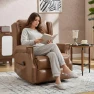Thumbnail Manual Recliner Chair with Massage & Lumbar Heat — Massage Chairs, Trustyue