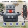 Thumbnail Power Lift Recliner Chair with Heat & Massage, Dual Motor, Cup Holder, USB-C — Massage Chairs, SUKACH