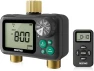 Thumbnail Remote Control Brass Sprinkler Timer for Outdoor Hose Faucet 2 Zone — Irrigation System, Restmo