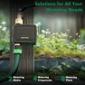 Thumbnail Smart Sprinkler Hose Timer with Flow Meter — Irrigation System, Restmo