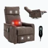 Thumbnail Swivel Rocker Recliner Chair with Heat and Massage — Massage Chairs, Kolavess