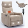 Thumbnail Swivel Rocker Recliner Chair with Heat and Massage — Massage Chairs, Kolavess