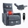 Thumbnail Swivel Rocker Recliner Chair with Heat and Massage — Massage Chairs, Kolavess