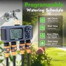 Thumbnail Water Timer with Brass Inlet, 4 Independent Zones — Irrigation System, Insoma
