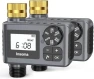 Thumbnail Water Timer with Brass Inlet, 4 Independent Zones — Irrigation System, Insoma