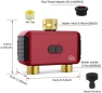 Thumbnail WiFi 2-Zone Sprinkler Timer for Garden Hose — Irrigation System, GIEXSMART