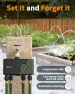Thumbnail WiFi Water Timer for Garden Hose, 4 Zone Smart Sprinkler Timer with Brass Inlet — Irrigation System, Diivoo
