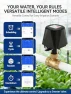 Thumbnail Smart WiFi Water Valve, Brass Motorized Ball Valve with Timer & App Remote Control — Water Shut Off Valve, CREECHWA