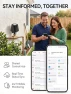 Thumbnail Smart WiFi Water Valve, Brass Motorized Ball Valve with Timer & App Remote Control — Water Shut Off Valve, CREECHWA