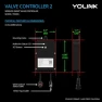 Thumbnail Wireless Smart Valve Control Kit — Water Shut Off Valve, YoLink