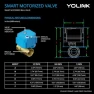 Thumbnail Wireless Smart Valve Control Kit — Water Shut Off Valve, YoLink