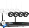 Thumbnail 2.5K 5MP WiFi Security Camera System Outdoor, Expandable 16CH 8MP NVR — Security Camera, Hiseeu