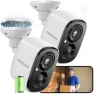 Thumbnail 2 Pack 2.5K Security Camera Wireless Outdoor — Security Camera, CINMOORE