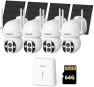 Thumbnail Solar Cameras 4-Pack Kit — Security Camera, GAIEXCE