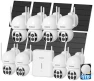 Thumbnail Solar Cameras 4-Pack Kit — Security Camera, GAIEXCE