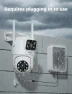 Thumbnail Wireless Security Cameras Outdoor, 5G & 2.4G WiFi Pro, Dual Lens, 360° Pan & Tilt, Auto Tracking, Color Night Vision,... — Security Camera, Hiseeu