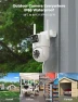Thumbnail Wireless Security Cameras Outdoor, 5G & 2.4G WiFi Pro, Dual Lens, 360° Pan & Tilt, Auto Tracking, Color Night Vision,... — Security Camera, Hiseeu