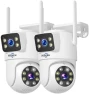 Thumbnail Wireless Security Cameras Outdoor, 5G & 2.4G WiFi Pro, Dual Lens, 360° Pan & Tilt, Auto Tracking, Color Night Vision,... — Security Camera, Hiseeu