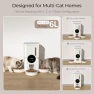 Thumbnail Automatic Cat Feeder for 3 Cats with Slow Feed, 6L Smart WiFi Pet Feeder — Automatic Pet Feeder, Chloraeon