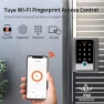 Thumbnail Wireless WiFi Access Control System, Fingerprint Password Stand-Alone Door Access Control Keypad with ID Keyfob — Smart Lock, AMOCAM