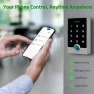 Thumbnail Wireless WiFi Access Control System, Fingerprint Password Stand-Alone Door Access Control Keypad with ID Keyfob — Smart Lock, AMOCAM