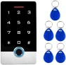 Thumbnail Wireless WiFi Access Control System, Fingerprint Password Stand-Alone Door Access Control Keypad with ID Keyfob — Smart Lock, AMOCAM