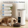 Thumbnail Automatic Cat Feeder, 4L WiFi Timed Cat Food Dispenser with APP Control, 10s Voice Recorder, Dual Power Supply, Indoor... — Automatic Pet Feeder, DUMOS