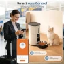 Thumbnail Automatic Cat Feeder, 4L WiFi Timed Cat Food Dispenser with APP Control, 10s Voice Recorder, Dual Power Supply, Indoor... — Automatic Pet Feeder, DUMOS