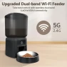 Thumbnail Automatic Cat Feeder, 5G WiFi Auto Food Dispenser with Desiccant Bag, 5L Timed Pet Feeder — Automatic Pet Feeder, MYGODPET