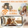 Thumbnail Automatic Cat Feeder with 2K Camera and Smart App — Automatic Pet Feeder, SonoxJunan