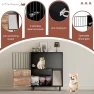 Thumbnail Cat Feeding Station Furniture with Storage and Scratching Board — Automatic Pet Feeder, Qiaoxuan