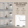 Thumbnail Smart WiFi Hanging Cage Feeder for Rabbits, Cats, Dogs & Hamsters — Automatic Pet Feeder, iPettie