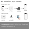Thumbnail Mini Z-Wave Smart Plug with Range Extender — Smart Plug, Minoston