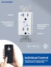 Thumbnail Smart Plug, Smart In-Wall Outlet with Energy Monitoring — Smart Plug, ELEGRP