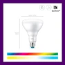 Thumbnail 65W BR30 LED Smart Light Bulbs - 2 Pack — Smart Light Bulb, WiZ Connected