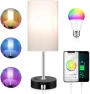 Thumbnail Bedroom Lamp with Smart RGB LED Bulb — Desk Lamp, Peteme