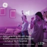 Thumbnail Color Changing Speaker LED Light Bulb with Remote — Smart Light Bulb, GE