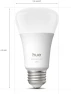 Thumbnail Hue Smart LED A19 Bulb 2-Pack, White Color Ambiance — Smart Light Bulb, Philips