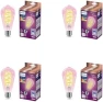 Thumbnail Smart Color ST19 Color Filament LED Smart Bulb 4-Pack — Smart Light Bulb, Philips