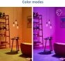 Thumbnail Smart Color ST19 Color Filament LED Smart Bulb 4-Pack — Smart Light Bulb, Philips
