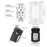 Thumbnail Smart In-Wall Outlet with USB Ports — Smart Plug, iLintek